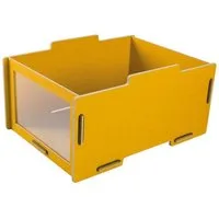 WERKHAUS WERKHAUS Aufbewahrungsbox mit PET-Fenster | stapelbar – Produktbild 1 von 1