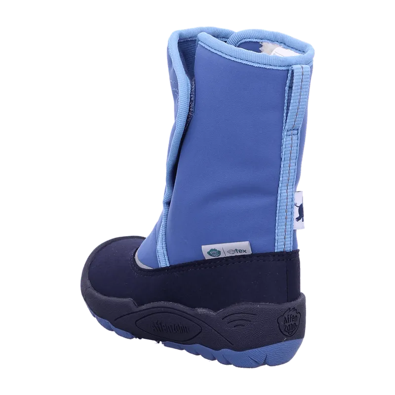 Affenzahn Affenzahn Elephant Snow Boot 0149130052 Blau - Stiefel mit Futter - Barfußschuhe KINDER, Blau für Kinder, blau, Größe 28 EU, Blau, – Produktbild 3 von 7