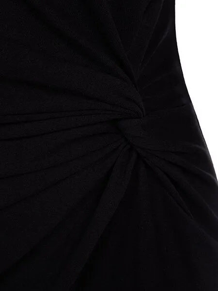 Skrabak Skrabak Jerseykleid Gitte Knotendesign, Schwarz, – Produktbild 3 von 3