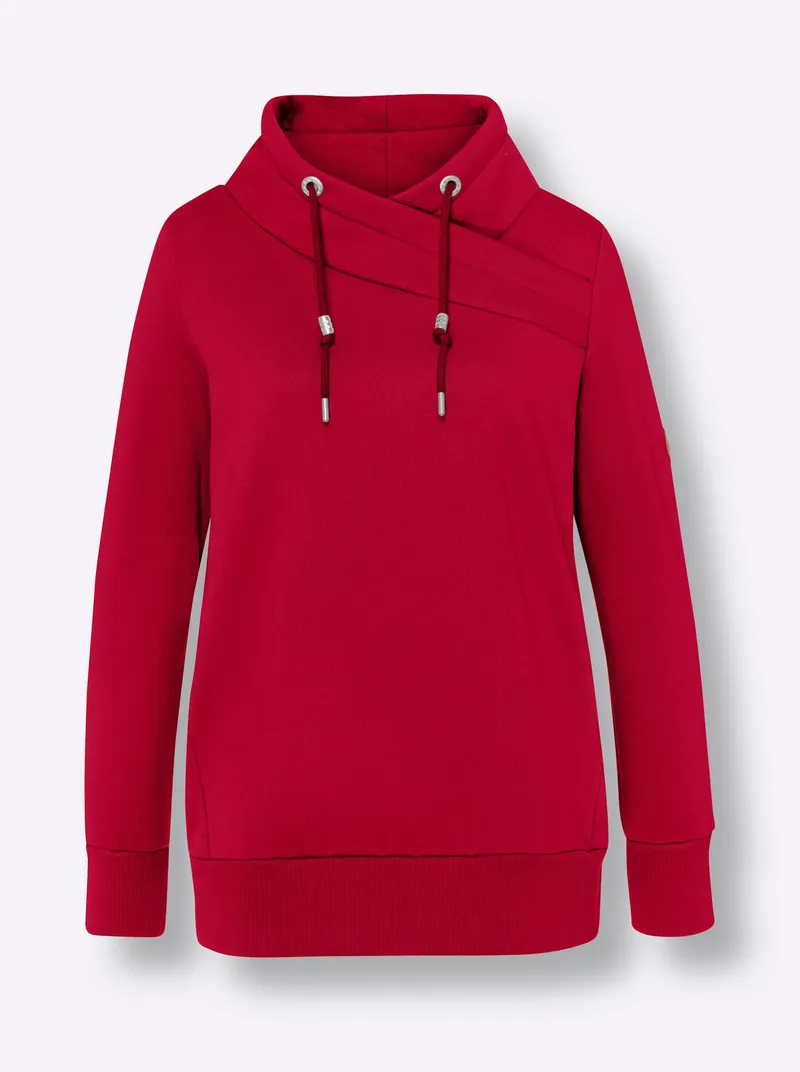 heine Sweatshirt rot, Rot, – Produktbild 1 von 2