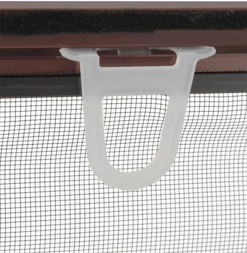 hecht international Insektenschutz-Fensterrahmen MASTER SLIM, Braun, – Produktbild 5 von 8