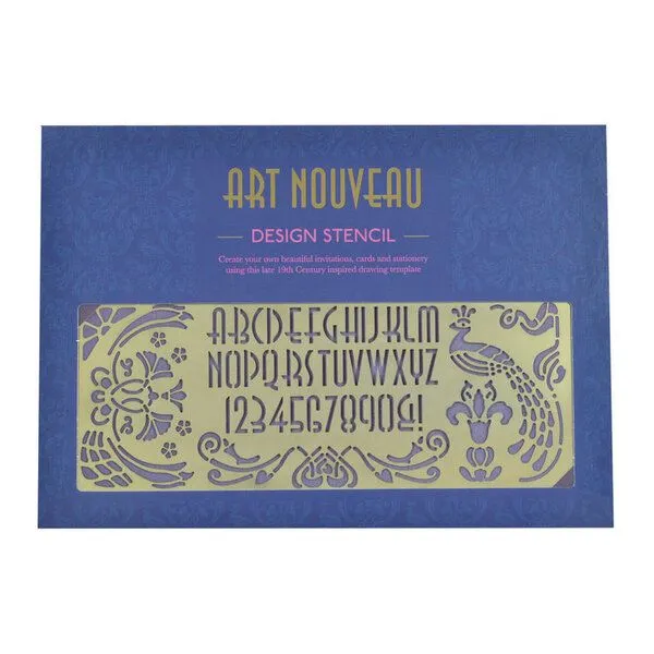 another studio another studio Art Nouveau - Design Schablone / Zeichnungsvorlage – Produktbild 1 von 7