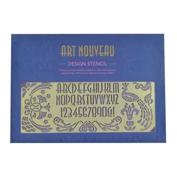 another studio another studio ART NOUVEAU - Design Schablone / Zeichnungsvorlage – Produktbild 1 von 1