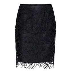 körber mode körber mode Rock florale Spitze modern zu jedem Anlass schwarz – Produktbild 1 von 1