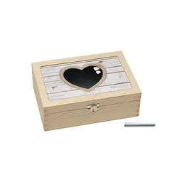 Contento Contento Teebox mit 6 Fächern herausnehmbar mit Kreidetafel – Produktbild 1 von 1