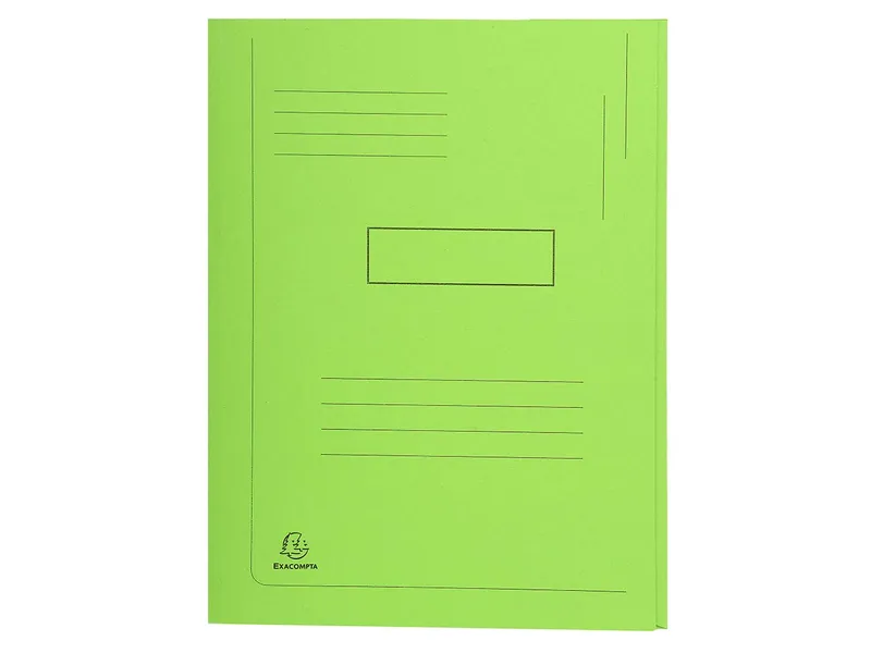 Exacompta 50 Exacompta Aktenmappen "Forever", 2 Klappen, 290 g/m², DIN A4, intensivgrün – Produktbild 1 von 1