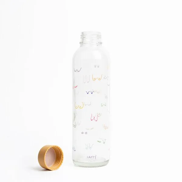 Carry Bottles Carry Bottles Glastrinkflasche 0.7l, Boobies, – Produktbild 1 von 4