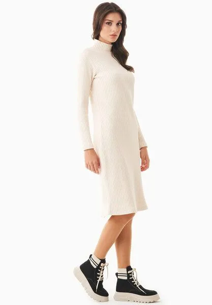 ORGANICATION ORGANICATION Kleid aus Bio-Baumwolle, Ecru, – Produktbild 2 von 4