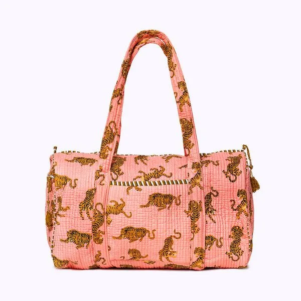 KIKOONI KIKOONI handgefertigte große Baumwolltasche "K. Shopper", Electric tigress, – Produktbild 4 von 4