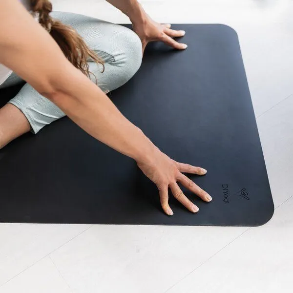 DIYogi DIYogi Yogamatte Naturkautschuk, Schwarz, – Produktbild 4 von 4