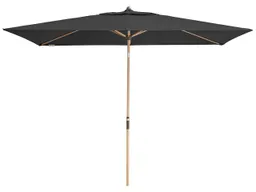 Doppler doppler Sonnenschirm "Alu Wood Ultra" 300 x 200 cm, Esche hell, HV, anthrazit – Produktbild 1 von 1