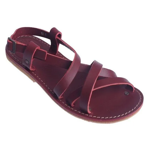 duckfeet duckfeet Sandale Bornholm, Granate (rot), – Produktbild 4 von 4