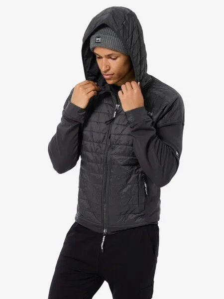 Super.Natural Super.Natural Sportjacke M Warm Up Aloof Jacket Merino Jacke mit Primaloft Bio Softshell, Jet black, – Produktbild 1 von 4