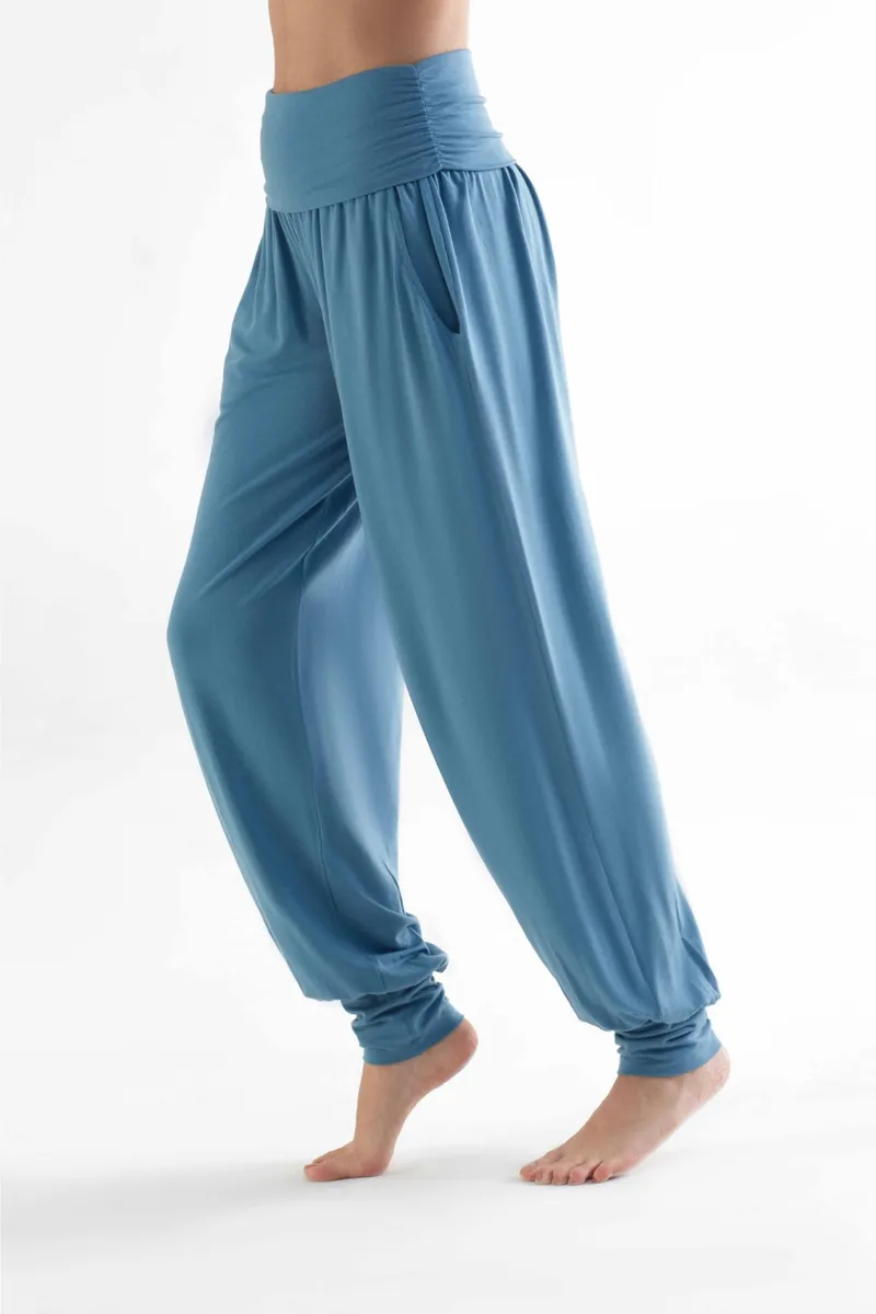 True North True North Damen vegan Yogahose Atlantikblau, Blau, – Produktbild 2 von 2