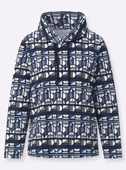 Witt Witt Sweatshirt royalblau-schwarz-bedruckt – Produktbild 1 von 1