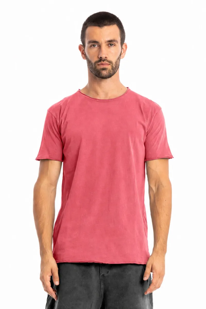 RAVENS VIEW IBIZA RAVENS VIEW IBIZA Herren vegan T-Shirt Round Wild Clay Red, Hellrot, – Produktbild 1 von 1
