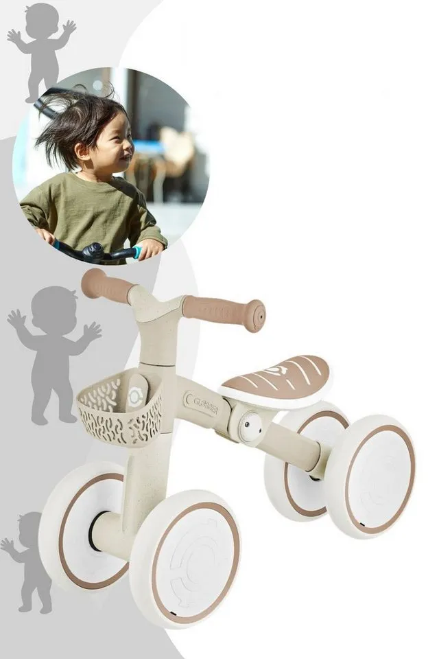 Globber Globber Laufrad Learning Bike Eco - Laufrad, Rutscher, Beige, – Produktbild 2 von 5