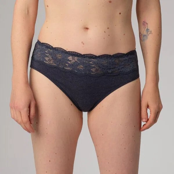 comazo|earth comazo|earth Fairtrade Brasil-Slip | GOTS zertifiziert, Marine-melange, – Produktbild 1 von 4