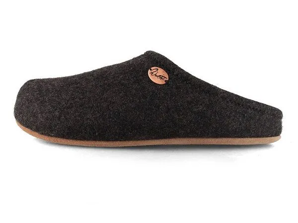 WoolFit WoolFit Barefoot Barfuß-Hausschuhe unisex Filz-Pantoffeln mit viel Zehenfreiheit, nachhaltig aus 100% Wolle, Grau, – Produktbild 3 von 4