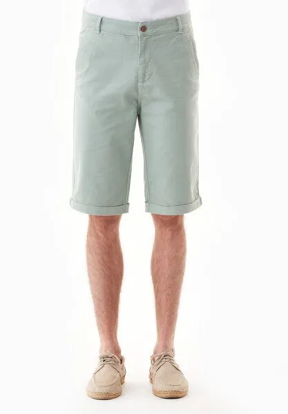 ORGANICATION ORGANICATION Shorts aus Bio-Baumwolle, Blue haze, – Produktbild 2 von 3