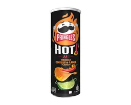 Pringles Pringles Knabberei, Pringles Hot Mexican Chilli und Lime Stapelchips Packung 160g – Produktbild 1 von 1