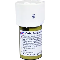 Weleda WELEDA CARBO BETULAE D 6 Trituration 20 g Trituration – Produktbild 1 von 1