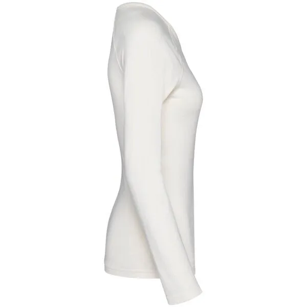 Greenspired Greenspired Umweltfreundliches Raglan-Langarmshirt für Damen 180g/m² XS - XXL, Verwaschenes elfenbein, – Produktbild 2 von 2