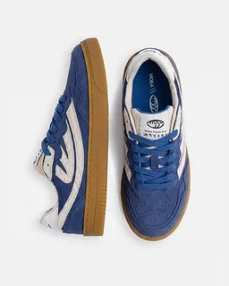 MoEa MoEa Herren vegan Sneaker Veyron Low Blau/Creme-Pilz – Produktbild 1 von 1