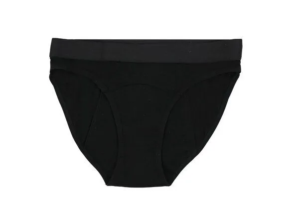 MYLILY MYLILY Periodenunterwäsche - Teens Slip, Schwarz, – Produktbild 2 von 2