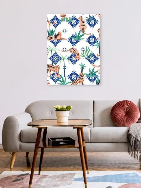 Photocircle Photocircle Poster / Leinwandbild - Tigers in Morocco – Produktbild 2 von 4