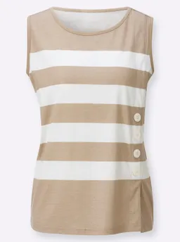 Witt Witt Shirttop beige-ecru-gemustert – Produktbild 1 von 1