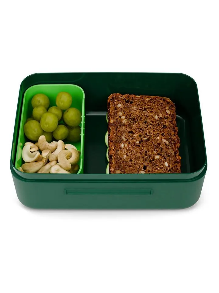 Ergobag Ergobag Lunchbox Brotdose, Kunststoff, (Brotdose, 1-tlg., 1x Brotdose), spülmaschinengeeignet bis 45 Grad, Handwäsche empfohlen, Grün, – Produktbild 8 von 8
