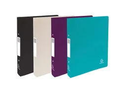 Exacompta 12 Exacompta Ringbücher "Titan", DIN A4 Maxi, 2 Ringe, RB 40 mm, sortiert – Produktbild 1 von 1