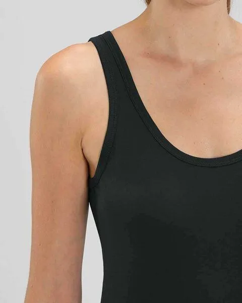 YTWOO YTWOO Damen Top aus Bio Baumwolle, nachhaltig & fair, viele Farben, Schwarz, – Produktbild 3 von 4