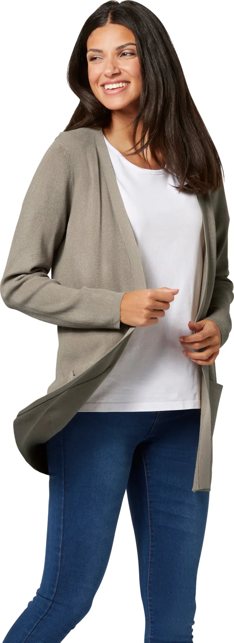 Witt Longstrickjacke, Schlamm, – Produktbild 2 von 2