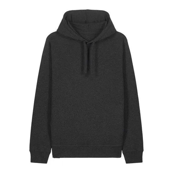 YTWOO YTWOO Unisex Kapuzenpullover mit Seitentaschen aus Bio Baumwolle und recyceltem PET, Dark heather grey, – Produktbild 1 von 1
