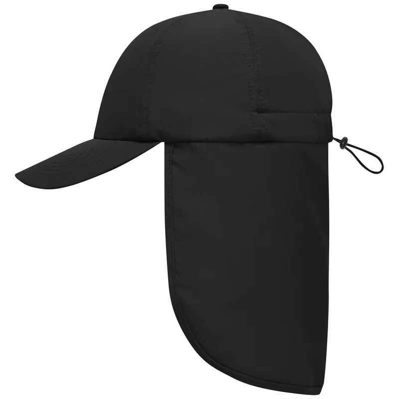 Myrtle Beach myrtle beach 6 Panel Kappe mit langem Nackenschutz MB6243 Einheitsgröße black – Produktbild 1 von 1