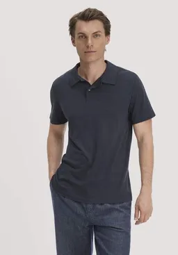 hessnatur hessnatur Wollshirt Polo Regular aus reiner Bio-Merinowolle – Produktbild 1 von 1