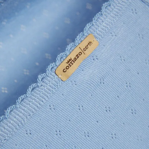 comazo|earth comazo|earth Jazz-Pants aus Biobaumwolle-Ajour | GOTS zertifiziert, Lightblue, – Produktbild 2 von 4