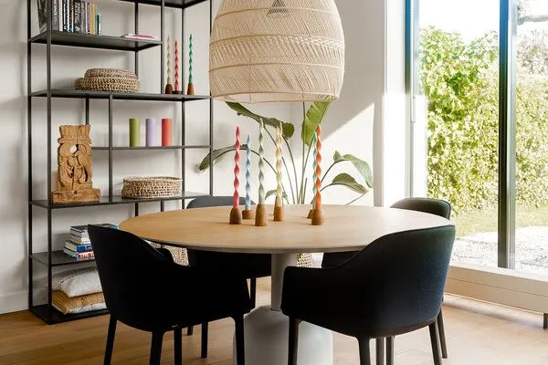 Originalhome Originalhome Gedrehte Duo Kerze für bewusste Geschenke - paraffinfrei & vegan., Blau (sea), – Produktbild 4 von 4