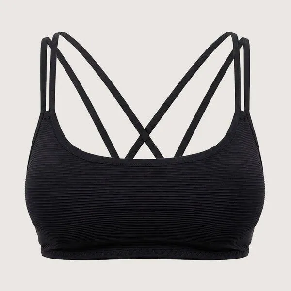 Frija Omina Frija Omina Bikini-Top Riffl-Havn, Schwarz, – Produktbild 1 von 2