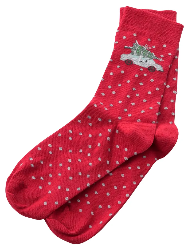 wäschepur Damen-Socken rot, Rot, – Produktbild 1 von 1