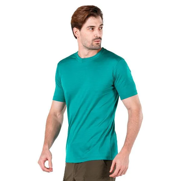 Woolona Woolona Merino T-Shirt - NOTUS - 100% Merinowolle, Emerald, – Produktbild 1 von 3