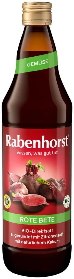 Haus Rabenhorst Saft Rabenhorst Rote Bete BIO 6er Pack (6 x 700 ml), 0,7 l, 6 St. – Produktbild 5 von 5