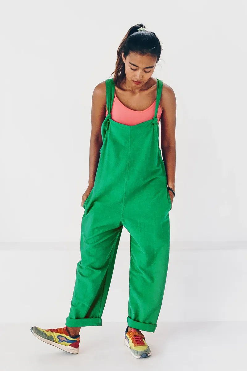 The Driftwood Tales The Driftwood Tales Damen vegan Jumpsuit Grün, Grün, – Produktbild 2 von 2