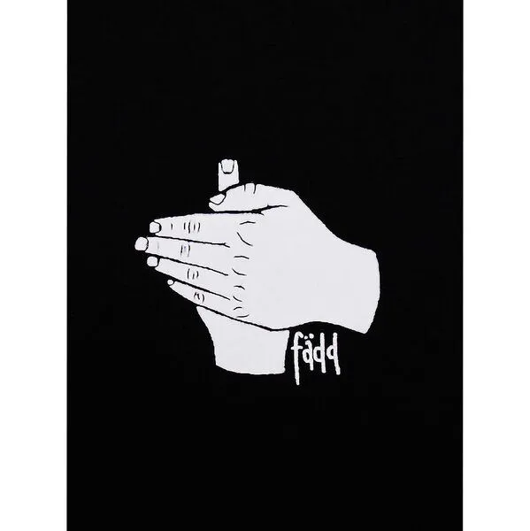 FÄDD FÄDD Herren Sweatshirt Hoodie aus Bio-Baumwolle "FALSCHRUM VERSTECKTER FIEDLER", Schwarz, – Produktbild 2 von 4