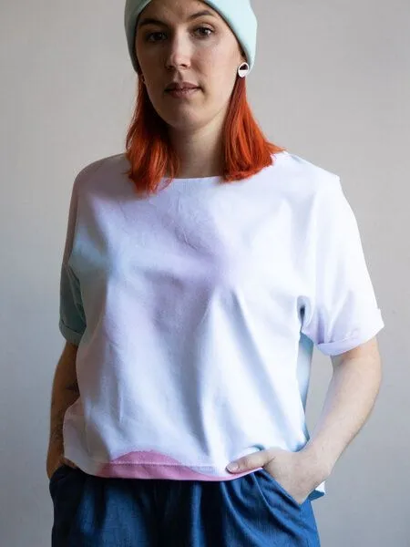 Ecostories Ecostories Damen T-Shirt Aquarell – Produktbild 1 von 4