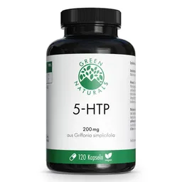 Green Naturals Green Naturals 5 5-HTP 200 mg Kaseln vegan aus Griffonia – Produktbild 1 von 1