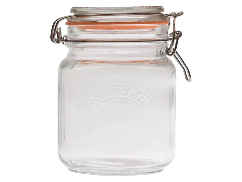 Kilner KILNER Vorratsglas "Quadratisch" mit Bügelverschluss 1 l – Produktbild 1 von 1