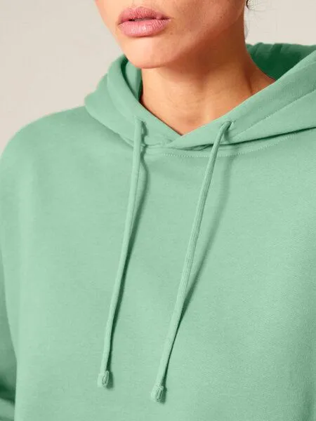 Human Family Human Family Bio Damen-Hoodie „Relax – Simple Beauty“, Hellgrün, – Produktbild 2 von 4